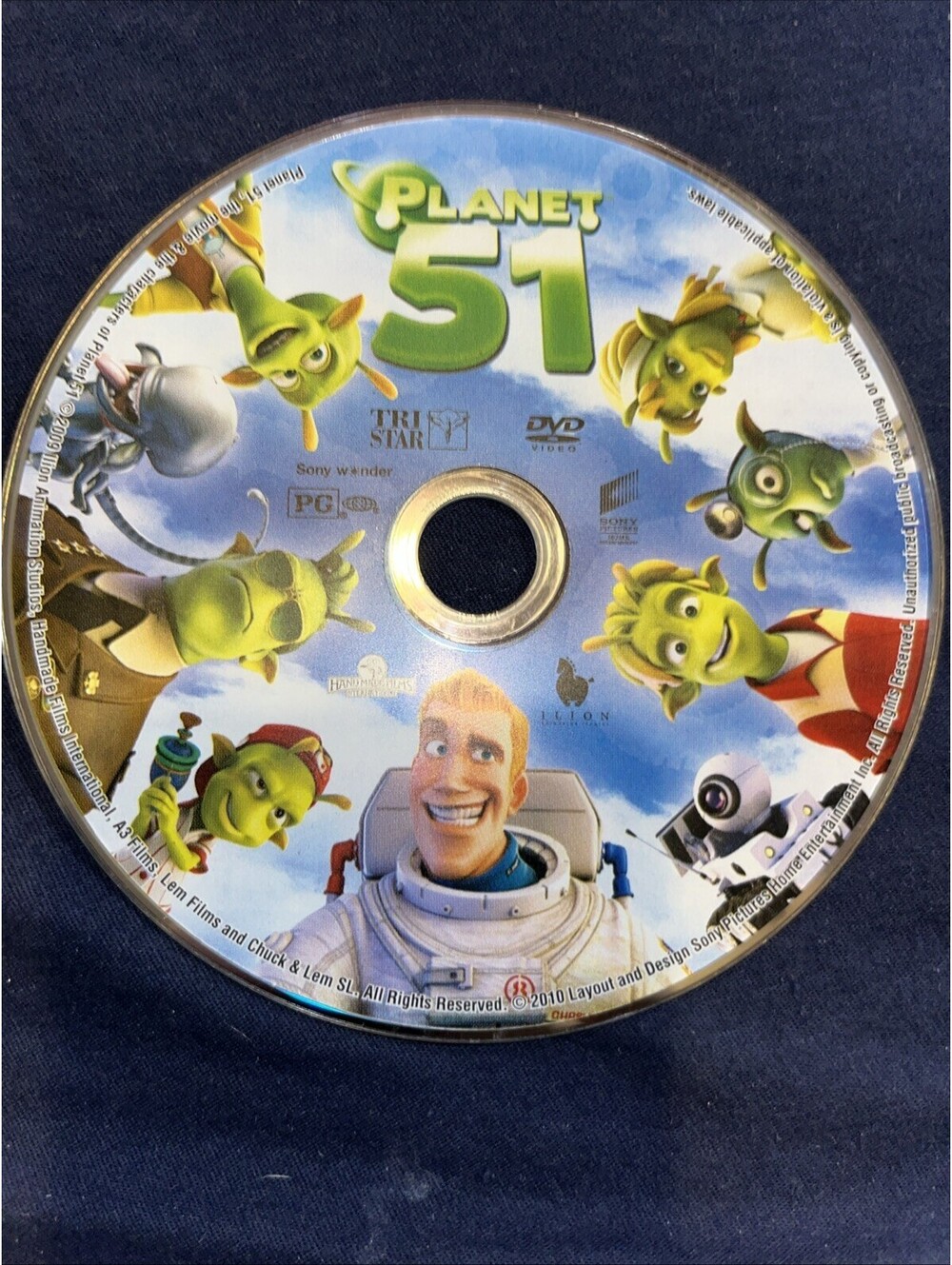 Planet 51 (DVD, 2009) Disc Only. Tested